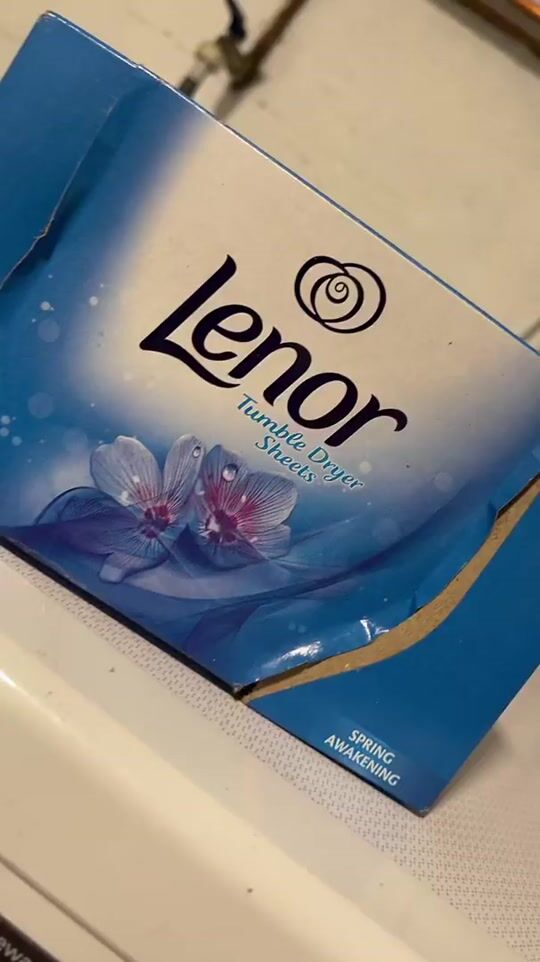 Lenor tumble dryer sheets