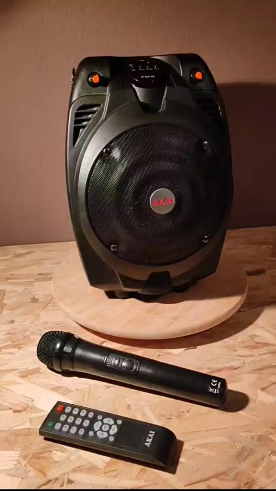 Sistem de karaoke roșu cu microfon wireless SS022A-X6