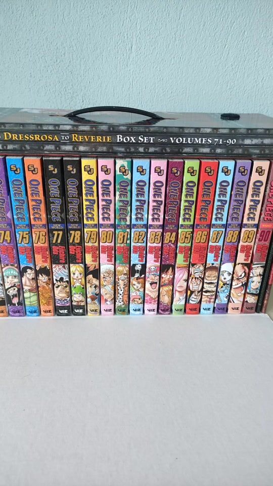 One Piece Box Set 4, Dressrosa to Reverie : Volumes 71-90 with Premium
