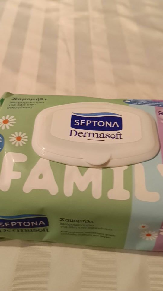 Septona Family Μωρομάντηλα χωρίς Οινόπνευμα & Parabens με Χαμομήλι 