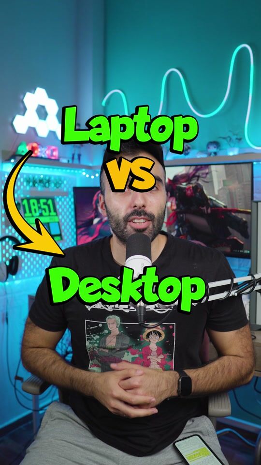 Desktop vs Laptop 