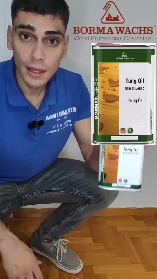 Borma Wachs Tung Oil Pure Vegetable Oil