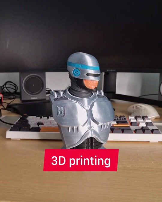 3D printing and painting a model #3dprinting