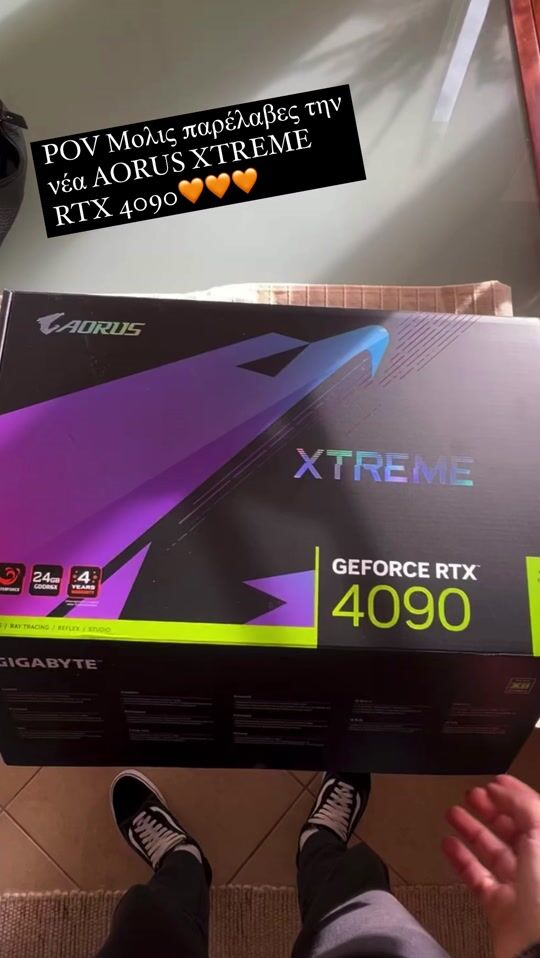 Auspacken: Aorus Xtreme RTX 4090 Grafikkarte