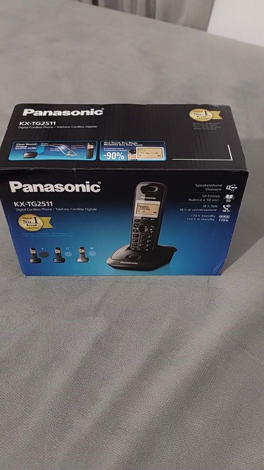 Unboxing Wireless Phone Panasonic-KX-TG2511