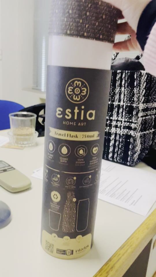 Bewertung für Estia Reise-Flasche Save Aegean Thermosflasche Mattschwarz 750ml