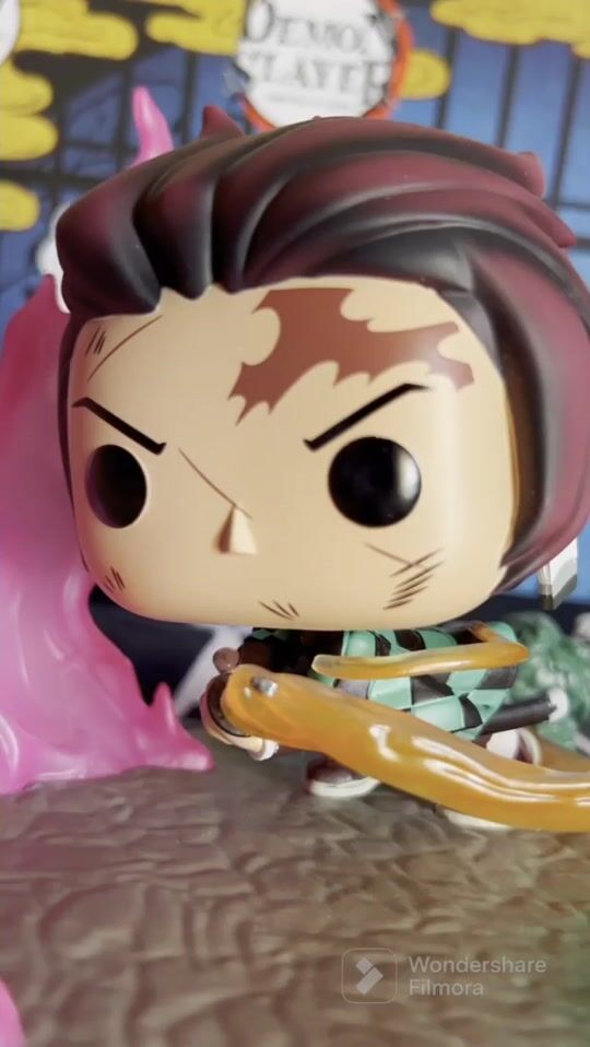 Demon Slayer - Tanjiro vs. Rui - Funko Pop! Vinyl Moment – Tall