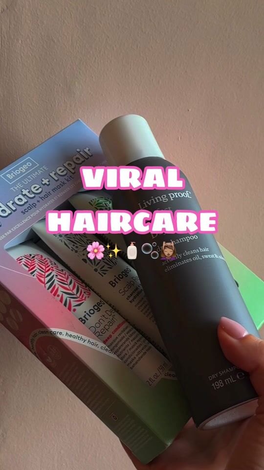 Viral haircare products that I bought🧴🫧✨