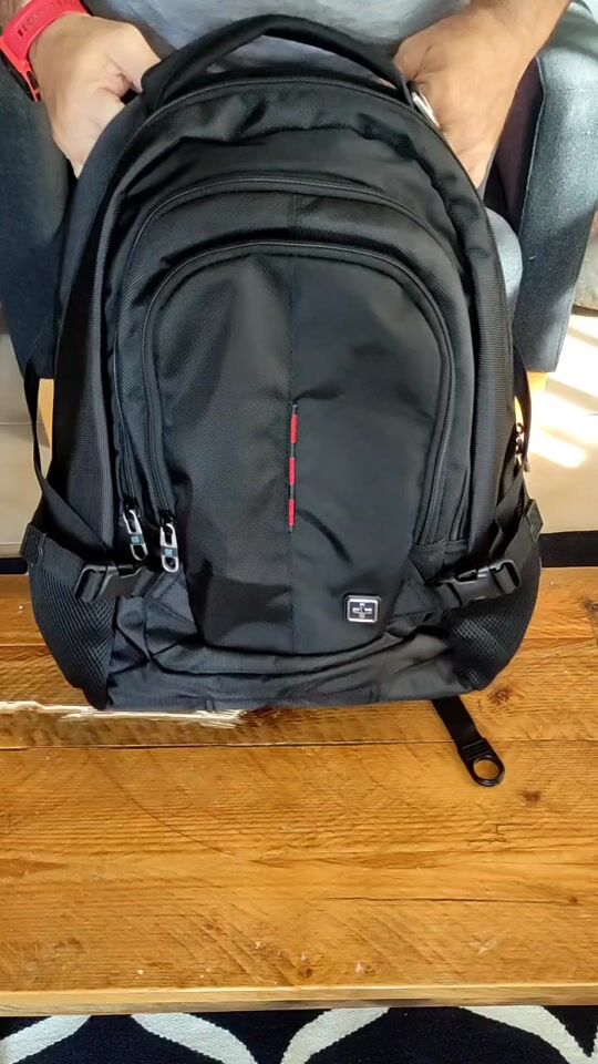 Bewertung für den Suissewin SN9617 Herren Stoff-Rucksack Schwarz 35l