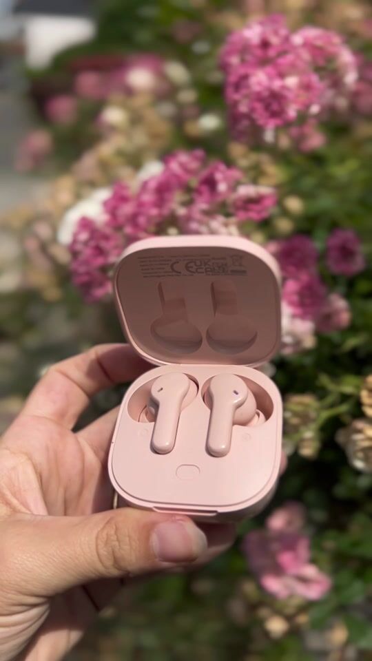 Combine your pink outfits with the pinkest earbuds!