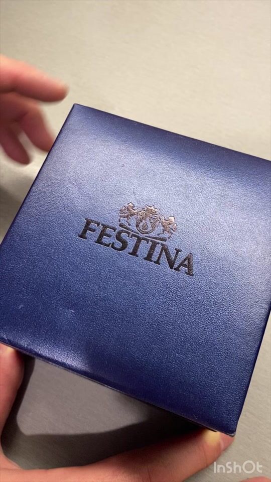 Festina Montre Ρολόι Χρονογράφος Μπαταρίας με Μεταλλικό Μπρασελέ σε Ασημί χρώμα