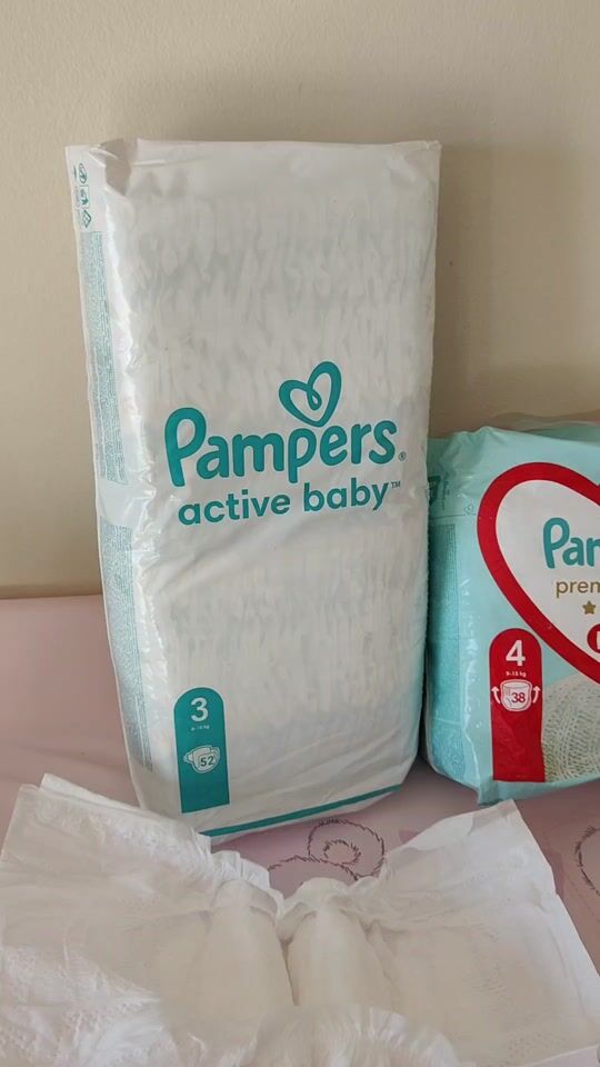 Οι ποιοτικότερες πάνες... Pampers premium care και pampers active baby