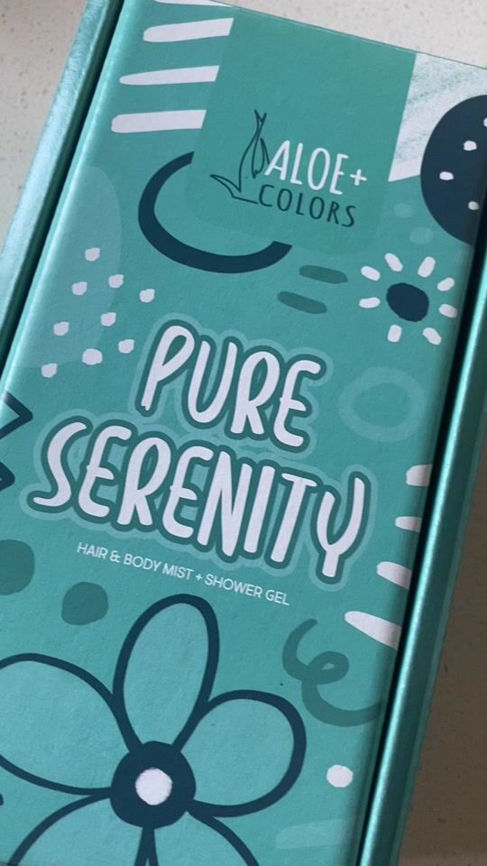 Unboxing the Aloe+ set that smells cleanliness and freshness ???‍♀️