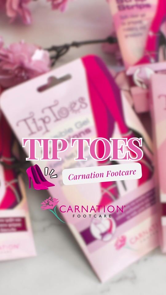 Carnation Footcare: Tip Toes Range, for immediate relief!