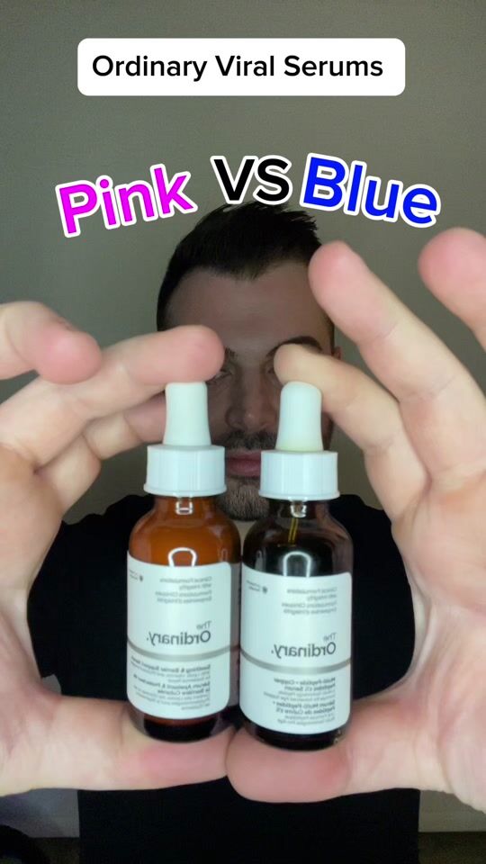 Ordinary Viral Serums Pink vs Blue