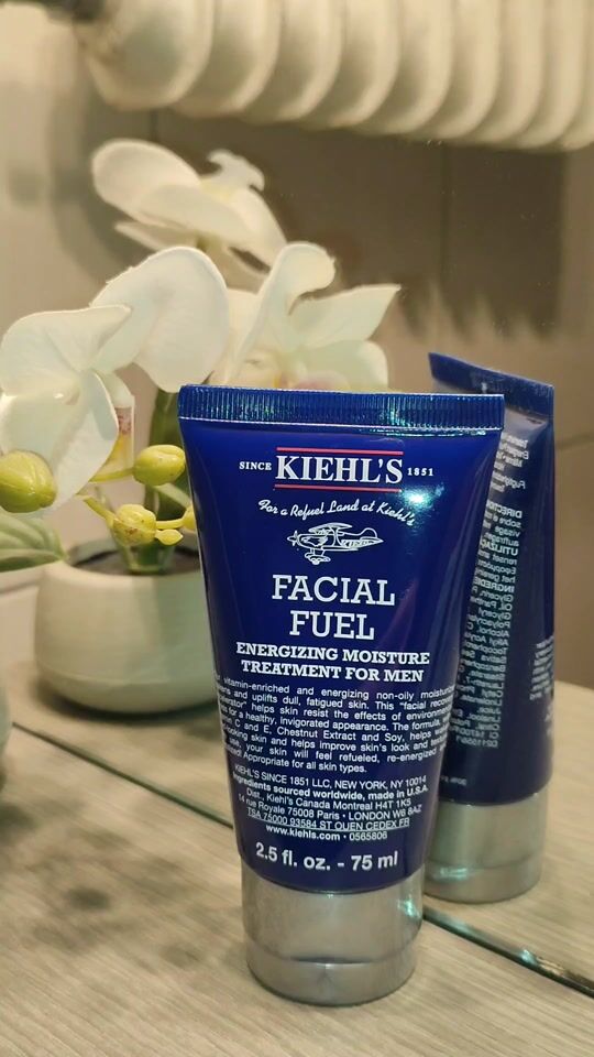 Review for Kiehl's Facial Fuel Men's Face Cream Day Moisturizer with Vitamin C 75ml