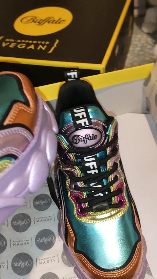 Buffalo Cld Chai Damen Sneakers Multicolor Metallic