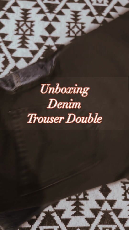 Unboxing: Denim Trouser Double ❤️