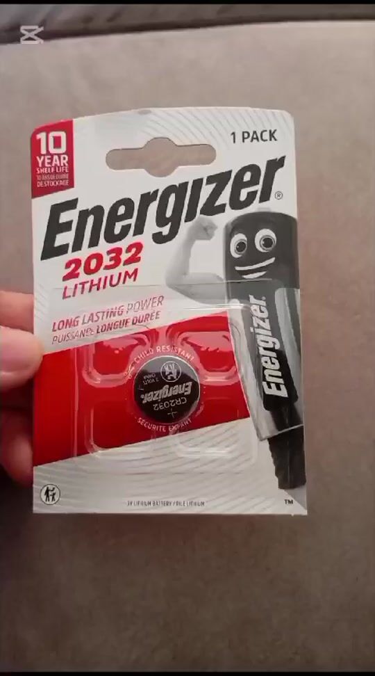 Review for Energizer CR2032 3V Lithium Watch Battery 1pc