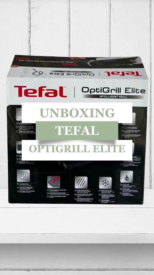 UNBOXING | Tefal Optigrill Elite Smart Grill Toaster