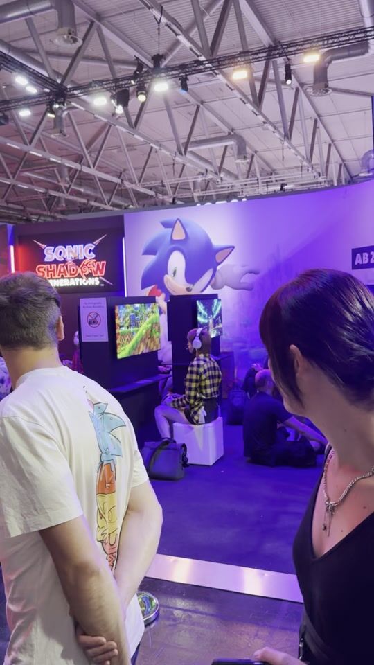 Gamescom 2024: The booth of Sonic X Shadow Generation