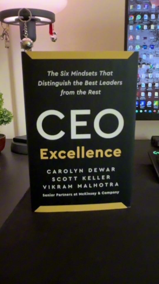 CEO Excellence, The Six Mindsets that Distinguish the Best Leaders from the Rest