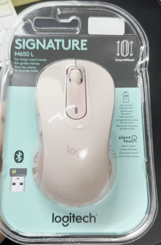 Logitech Signature M650 L: The sturdy and quiet daily companion!