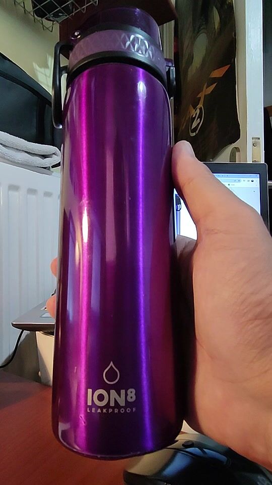 Review for Ion8 Leak Proof Slim Stainless Steel Bottle 600ml Purple