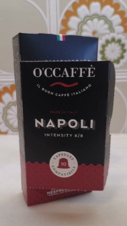 O'Ccaffè Napoli Espresso Capsule Compatible with Nespresso Machines 10pcs