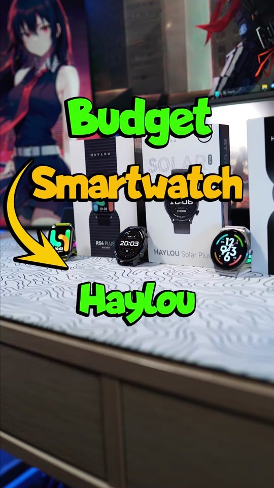 Überprüfung der Haylou RS4 Plus Smartwatch mit Herzfrequenzmesser (Schwarz)