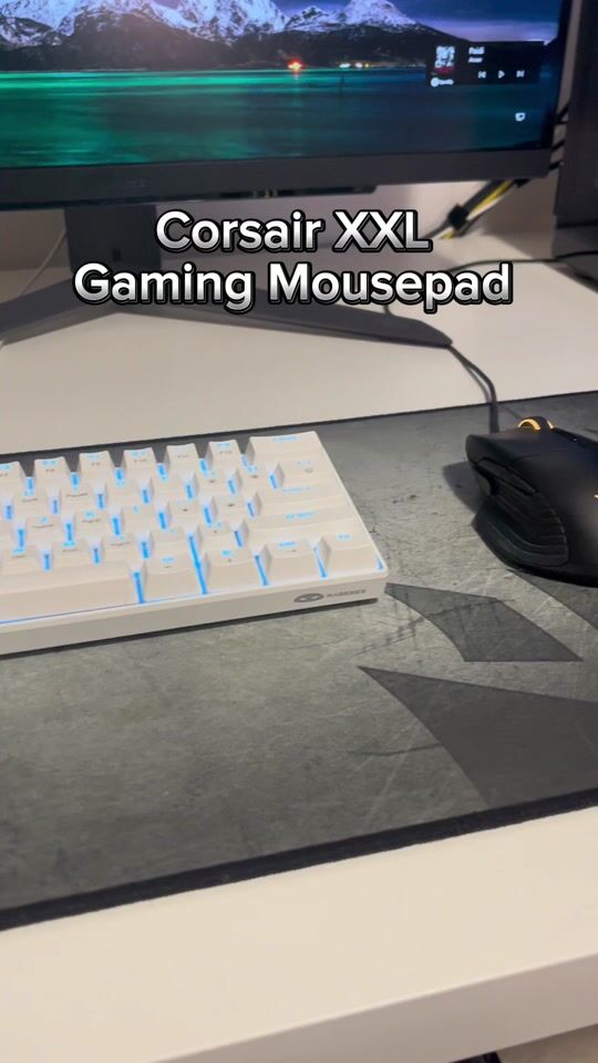 A huge Corsair mousepad!