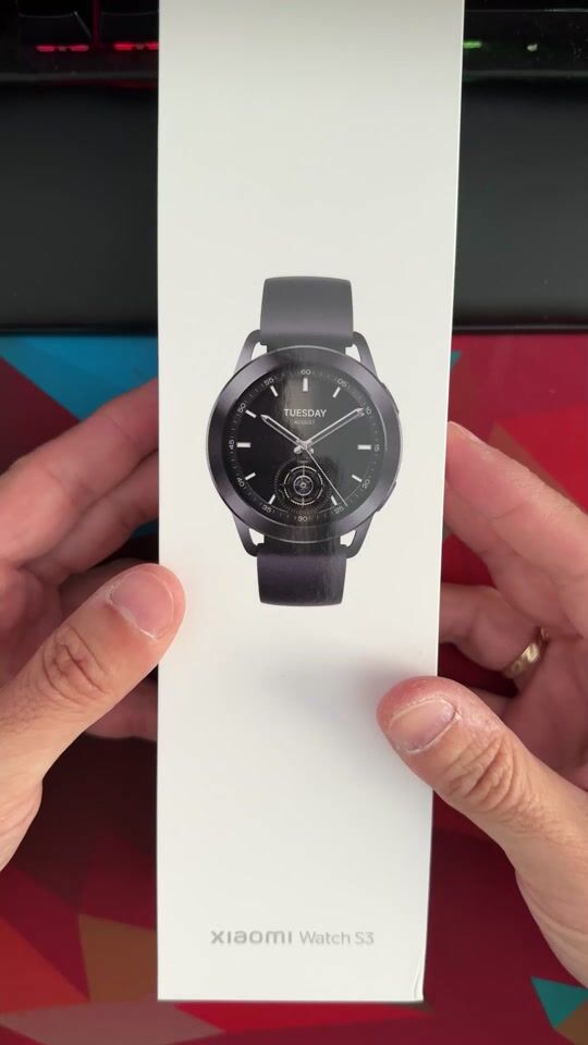 Xiaomi Watch S3 Αδιάβροχο με Παλμογράφο (Μαύρο)