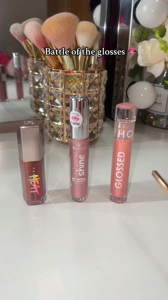 The battle of gloss!