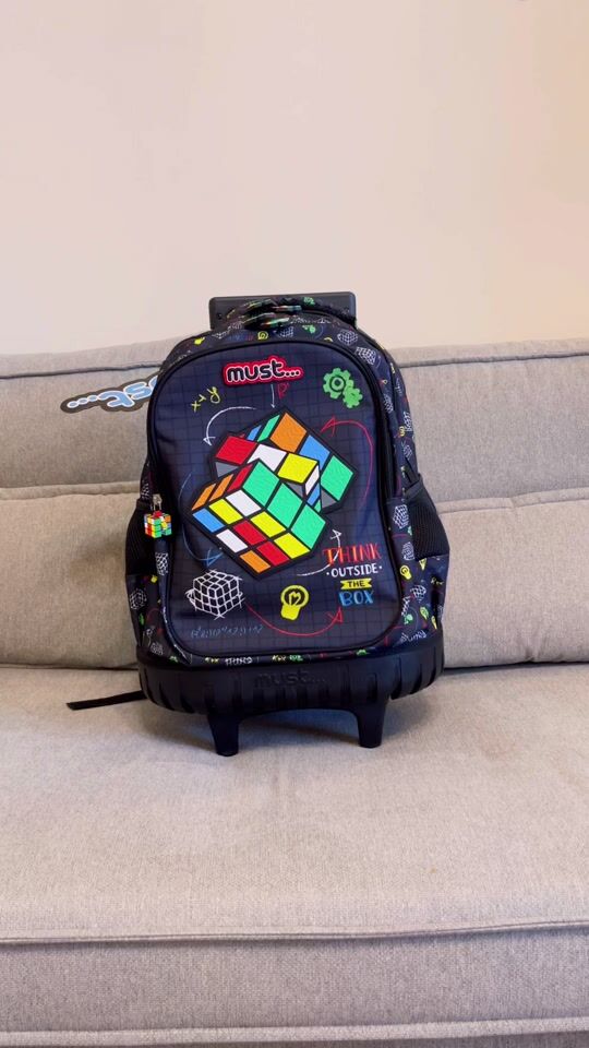 Rubik's Cube in a Rolling Backpack ?