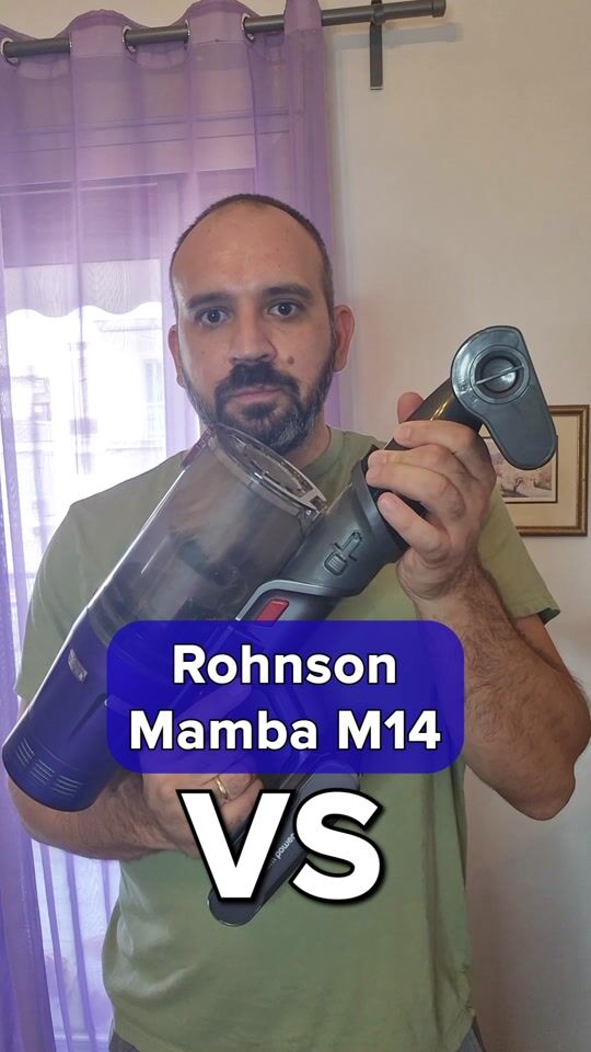 Космати котки срещу прахосмукачка Rohnson Mamba M14 Stick - Кой спечели в крайна сметка?