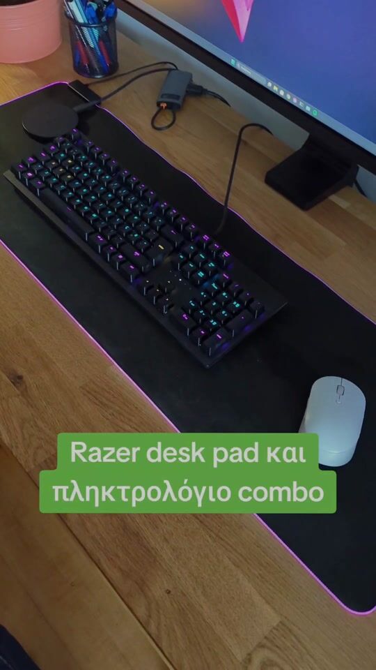 RGB Mousepad + Πληκτρολόγιο!