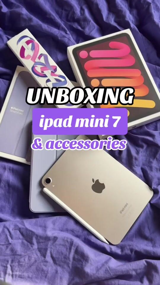 UNBOXING iPad Mini 7 ? & Accessories