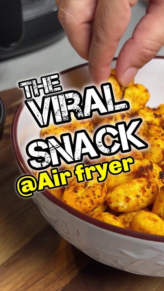 Αυτό είναι το Viral Πανεύκολο & Υγιεινό Snack στο Air fryer ! 