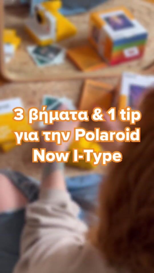 3 steps & 1 tip for your Polaroid