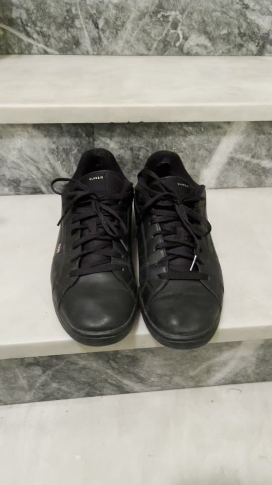 Men's black Reebok NPC II shoes