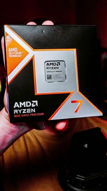 AMD Ryzen 7 9800X3D 4.7GHz Processor 8 Core for Socket AM5 in Box