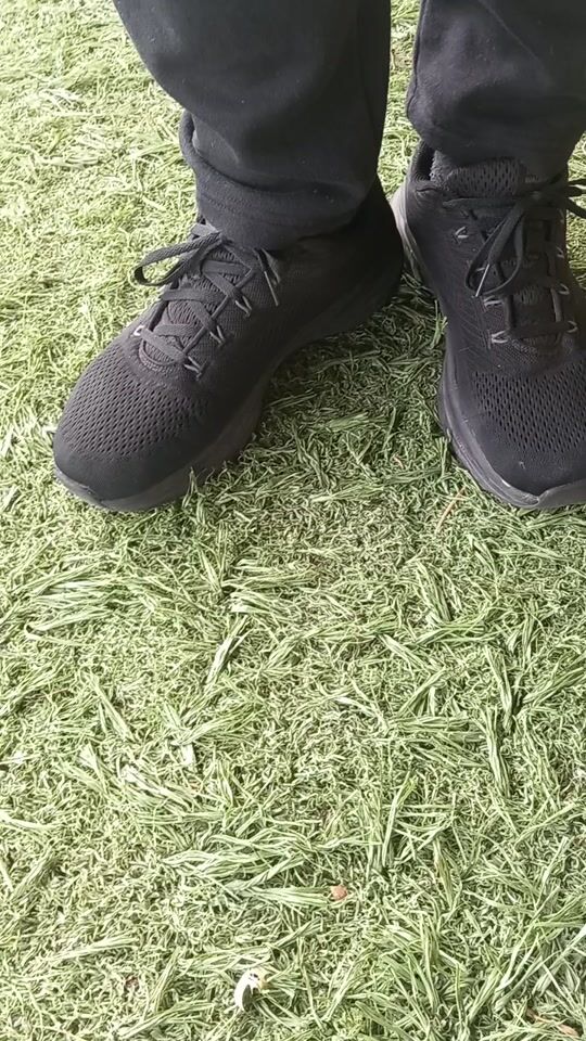 Skechers D'Lux Walker Meerno Ανδρικά Ανατομικά Sneakers Μαύρα