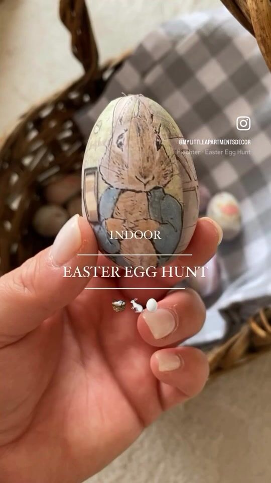 Indoor Easter egg hunt 🧺🐇🥚