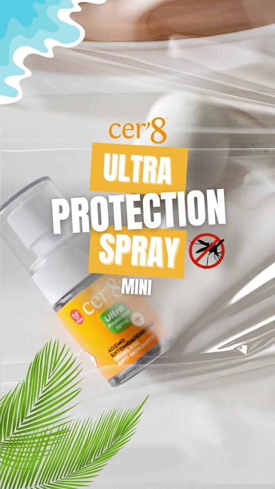 Cer’8 Ultra Protection Spray Mini: Η απόλυτη λύση για τα κουνούπια!