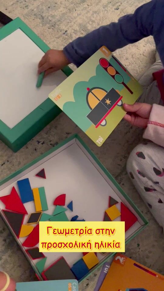 Magnetisches Brett zum Erlernen geometrischer Formen für Kinder ab 3 Jahren!
