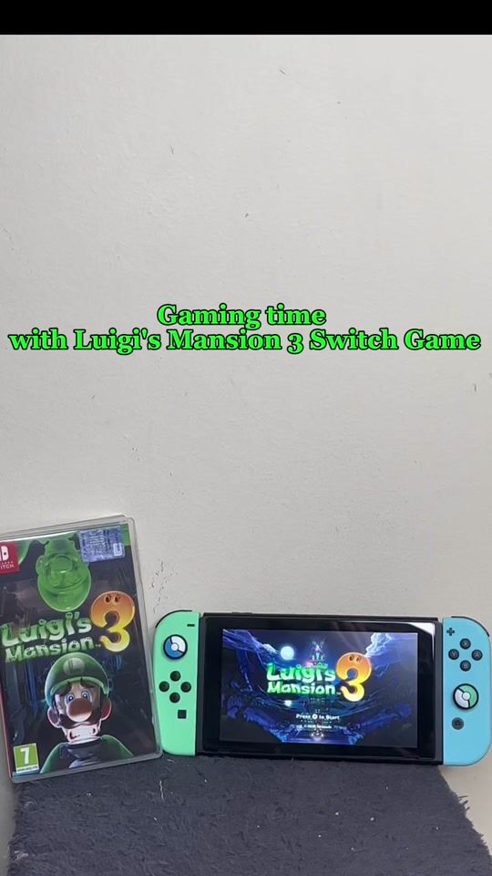 Gaming Time with Luigi’s Mansion 3 Switch Game 🎮