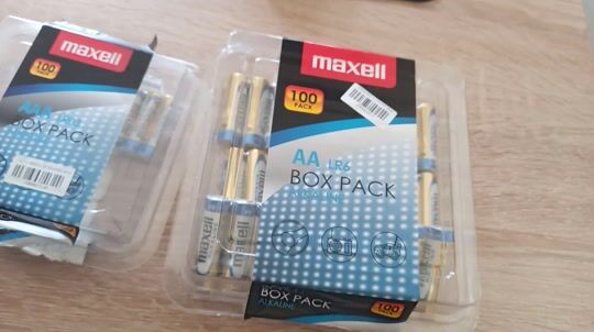 Interesting Maxell AA/AAA 100-piece batteries!