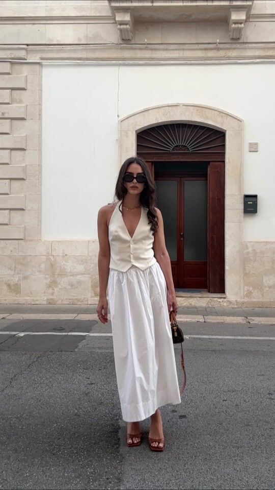 Summer Outfit for Dinner in Italy