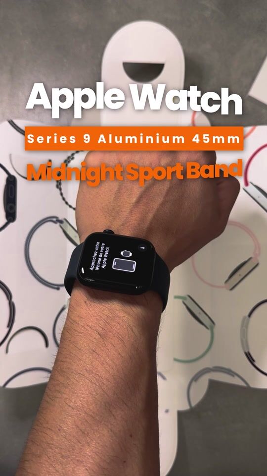Αξιολόγηση για Apple Watch Series 9 Aluminium 45mm Αδιάβροχο με Παλμογράφο (Midnight με Midnight Sport Band (M/L))