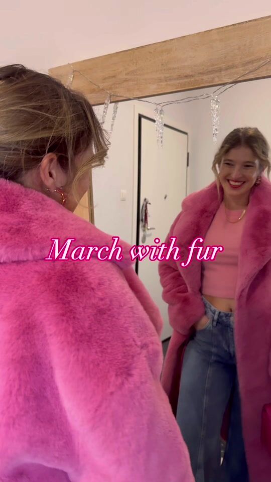 How to wear fur in March🌸